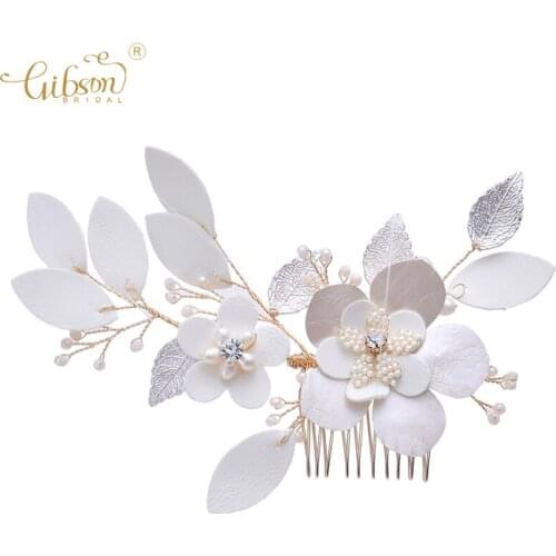 Wedding Enchanted Hair Side Comb Headpiece Freshwater Pearl Girl Dresses Hair Style Bridal Accessories Weddings Jewelry