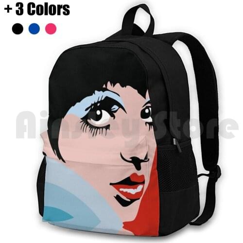 Liza Outdoor Hiking Backpack Riding Climbing Sports Bag Liza Minnelli Cabaret Vintage Stars Movies Actress Acting Singer Songs