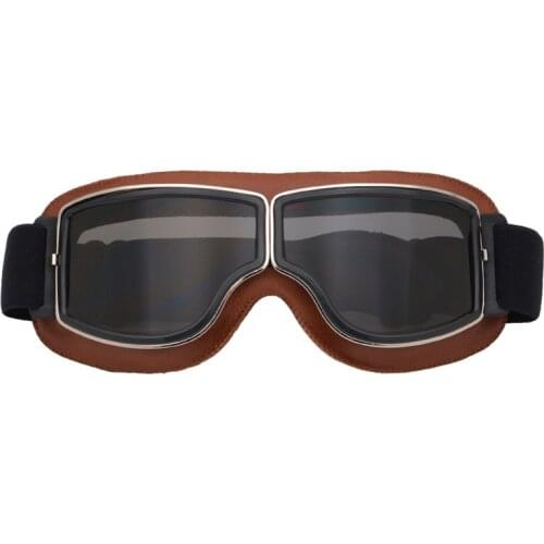 Universal Motorcycle Vintage Goggles Pilot Motorbike Scooter Biker Glasses Steampunk Goggles