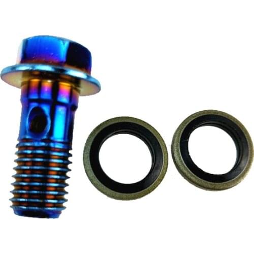 Universal M10 x 1.25mm Motorcycle Brake Master Cylinder Oil Hose Screw Banjo Bolt Tube Tubing Bolts For Honda Suzuki Yamaha BMW