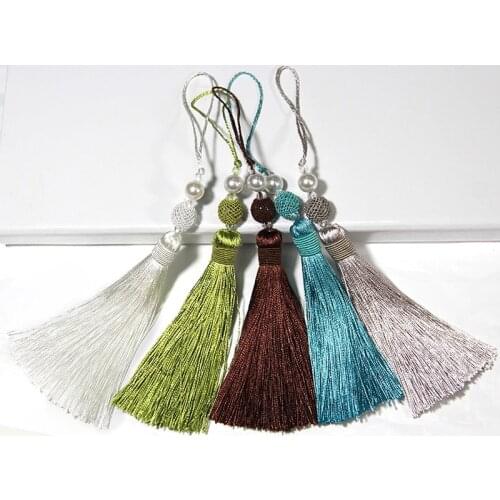 1Pc Tassel Fringe Tassels Trim For Sewing Curtains Accessories Key Tassels For DIY Home Decoration Tassels Ribbon