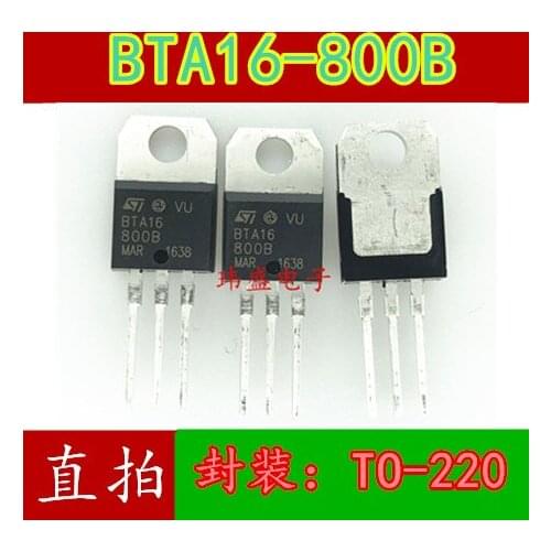 10pcs BTA16-800B BTA16-8008 TO-220