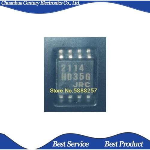 2 Pcs/Lot NJM2114M-TE1 NJM2114M 2114 SOP8 New and Original In Stock