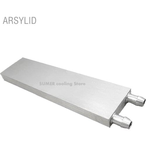 Aluminum CPU Radiator 40*40*12mm 80 120 160 200mm Water Cooling Waterblock Heatsink Block Liquid Cooler For CPU GPU PC Laptop