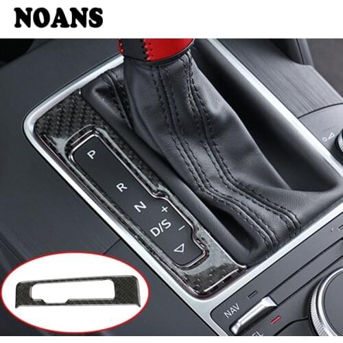 For Audi A3 8V 2012-2017 Car Car Accessoriesbon Fiber Gears Shift Panel Decorative Frame Trim Stickers Interior Protector
