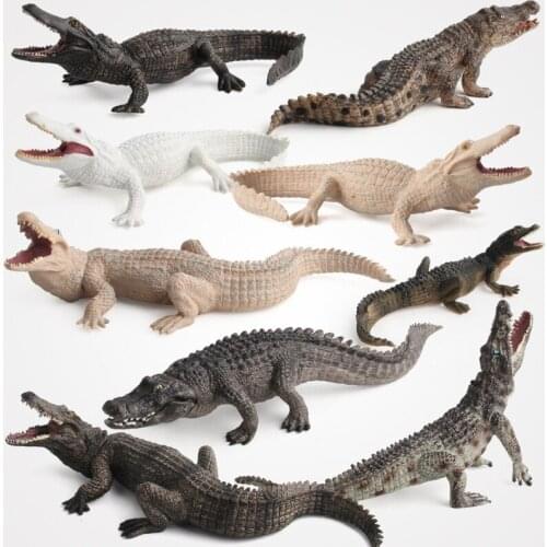 Wild Savage Reptiles Crocodile Action Figures Ocean Animals Collection & Educational Toys for Kids