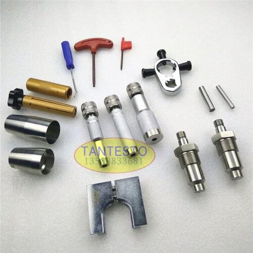 For CAT C7C9 HEUI Common Rail Injector Disassemble Clamp Injection Pressure Test AHE Trave Measuring Tool Set