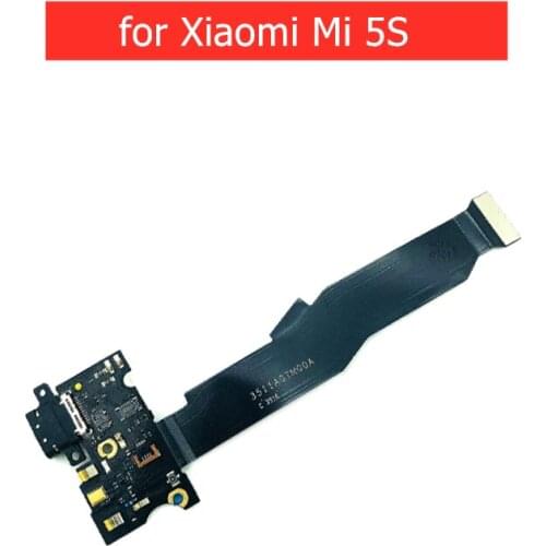 For Xiaomi Mi 5S USB Charger Connector Flex Cable USB Charging Dock PCB Board Flex Cable Audio Jack Repair Parts