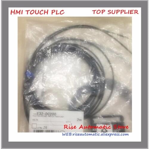 E32-DC200 Fiber Optic Sensor Diffuse M6 Head E32DC200 New E32 DC200