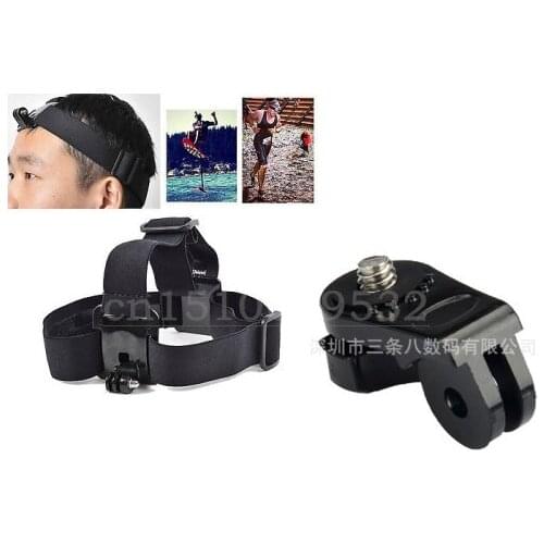 2 in 1 Head Belt Strap +AEE Tripod Adapter Mount for Sony AS15 AS30 SJ4000 Sports Action Cam HDR-AZ1 AS20 AS100V