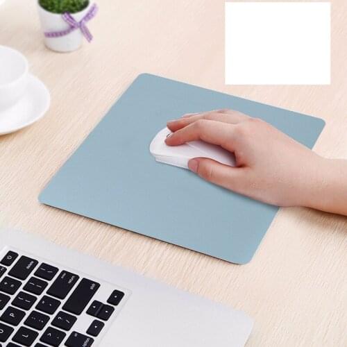PU leather waterproof computer mouse pad simple office game desktop fashion notebook mouse pad table mat non-slip natural rubber