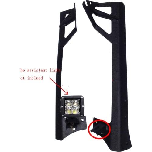 J002 JK windscreen brackets 02 with A holder 50 inch straight led light bar bracket For Jeep JK 2007-2017 LANTSUN