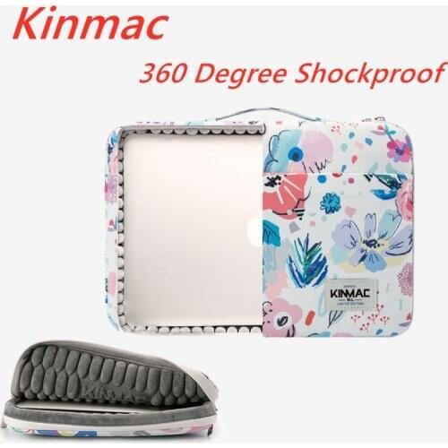Kinmac Brand Laptop Bag 12,13,14,15,15.6,Lady Illustration Briefcase Sleeve Case For Macbook Air Pro 13.3,Notebook,Dropship V078
