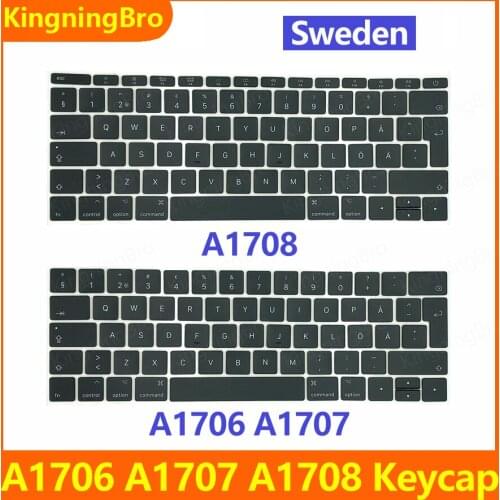 Laptop Sweden Keys Keycaps Key Cap Keyboards Scissor Repair for Apple Macbook Pro A1706 A1707 A1708 2016 2017 Years