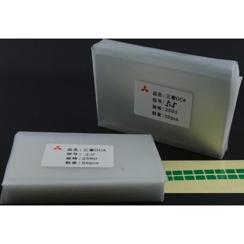 10PCS 250um 4.7 5 5.2 5.5 5.7 6 6.3 6.4 6.8 7 7.9 9.7 12.9 inch OCA Optical Clear Adhesive Glue Phone & Tablet Glass Lens Film