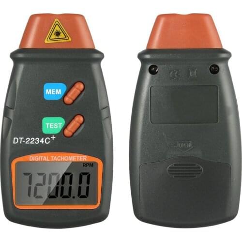 Hot Non-contact Laser Tachometer LCD Digital RPM Meter Measurement Meter Speedometer Motor Lathe Speed Gauge Revolution Spin