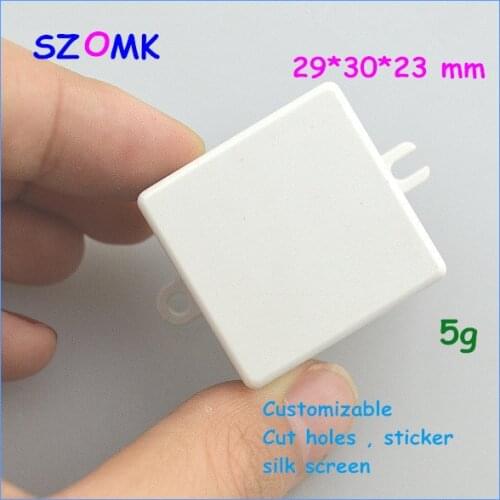 Small plastic box wall mount (50 pcs) 29*30*23mm plastic box eletronic, electronic project enclosure