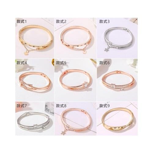 Korean version of the best-selling wild love geometric bracelet fashion watch accessories to send girlfriends birthday gifts