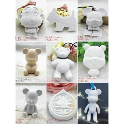Wholesale/retail,free shipping cartoon animal DIY silicone Aroma gypsum mould baking tools