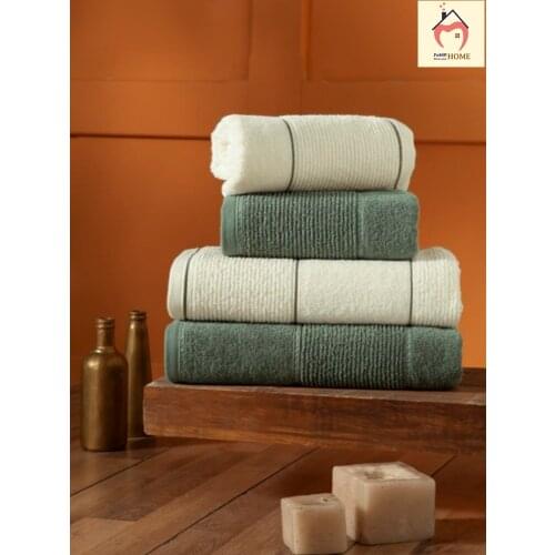 Towels-Bath Face-Hand Spa-Sauna %100-Cotton 4 pcs-Set