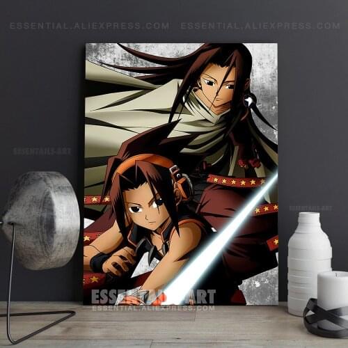 Asakura Yoh Hao Shaman King Poster Canvas Wall Art Painting Decor Pictures Bedroom Study Living Room Home Decoration Prints
