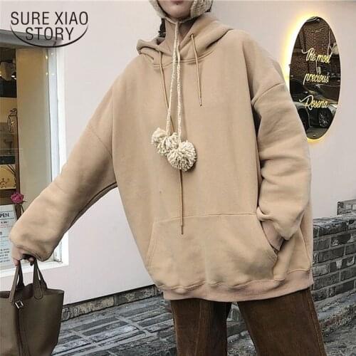 Casual Solid Velvet Hoodies Women Batwing Long Sleeve Plus Size Sweatshirts Autumn Pullover Pure Fashion Tops Sudaderas 11816