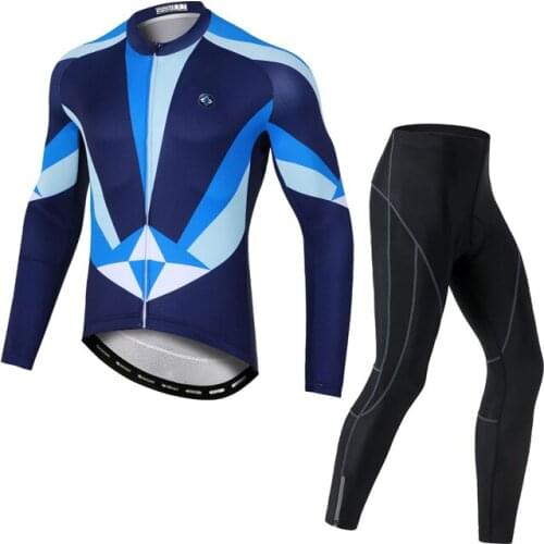 YOCENE Professional Tight-Fitting Warm Long-Sleeved Suit For Mens Autumn And Winter Road Bike Clothes Cycling Wear