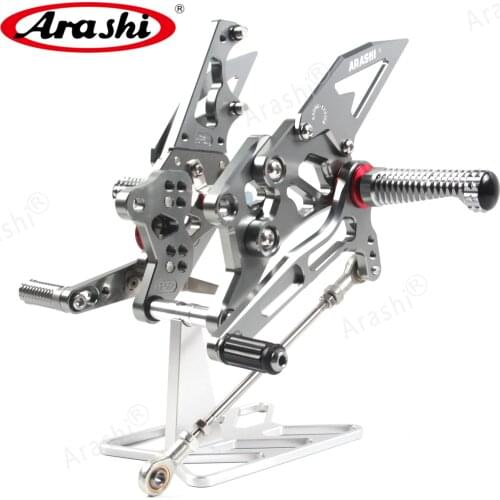 Arashi CNC Motorbike Adjustable Footrest For YAMAHA YZF R3 R25 2015-2021 YZF-R3 YZF-R25 2015 2016 2017 2018 2019 2020 Foot Pegs