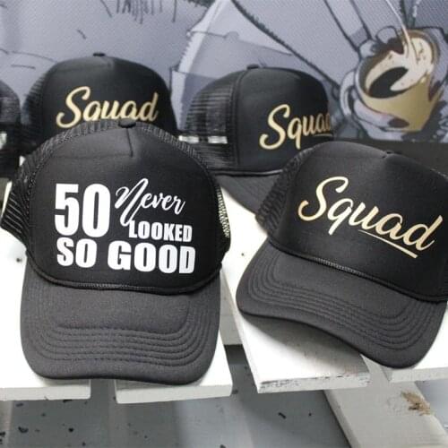 50 looked so good Squad Hat Fifty years old 50th Birthday party travel Beach pool decoration friend gift present Photo props