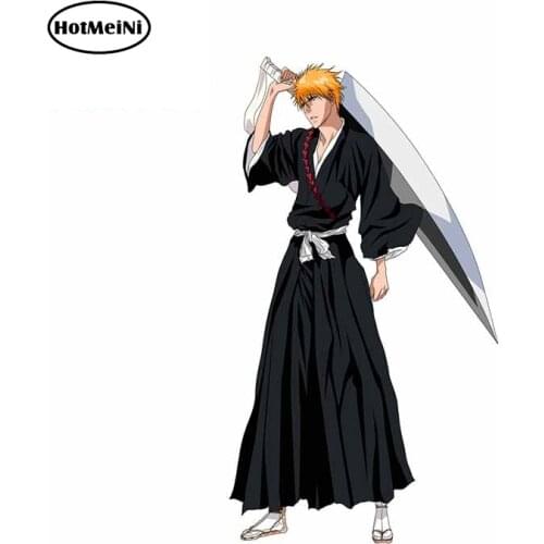 HotMeiNi 13cm x 7.3cm for Bleach Motorcycle Car Stickers Windshield Decal Waterproof Vinyl Material Custom Printing Decor