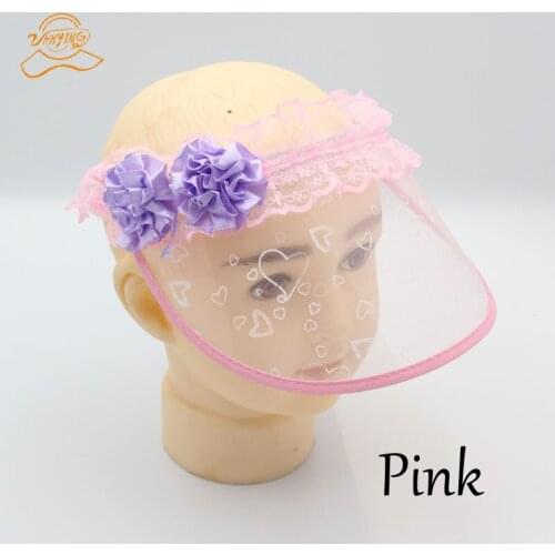 Girls plastic cycling sun hats Sun Hats Casual Anti Ultraviolet Transparent Hats UV Protection Sun Hats Visor Outdoor Plastic S