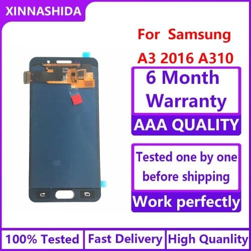 LCD For Samsung Galaxy A3 2016 A310 A310F A310F/DS LCD Display Touch Screen Digitizer Assembly For Galaxy A3 2016 lcd