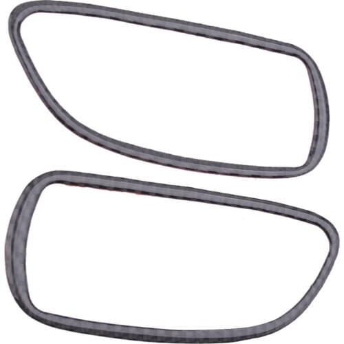 1 Pair Carbon Fiber Inner Front Door Handle Trim Frame Fit For Lexus IS250 300 350 2006 2007 2008 2009 2010 2011 2012