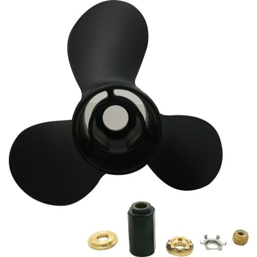 14x11 for Parsun 50-130 HP Interchangeable hub with hub kits 15 teeth spline aluminium boat accessories marine propellers