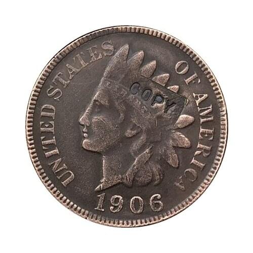 1906 Indian head cents coin copy
