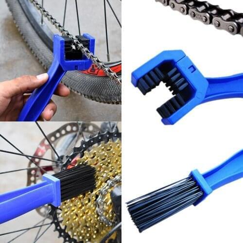 2@#Cycling Cleaning Kit Portable Bicycle Chain Cleaner Motorcycle Brushes Scrubber Wash Tool Car Cleaning Maintenance Mountain