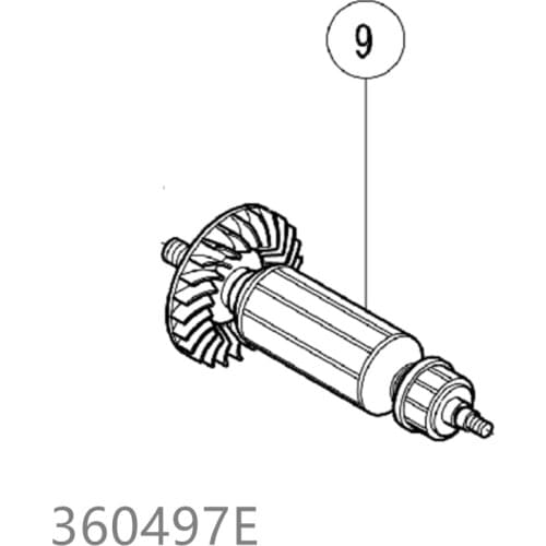 220V-240V Genuine ARMATURE for Hitachi G13SD G12S2 G10SD2 G12SD 360497E Grinder Power Tool Accessories Electric tools part