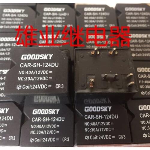 CAR-SH-124DU 30A/12VDC 24VDC Relay