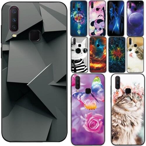 For vivo U3X Case 6.35" Geometric Style Phone Bag on vivo U3X U3x Protective Back Cover For vivo U3X u3x Soft TPU Silicone Case