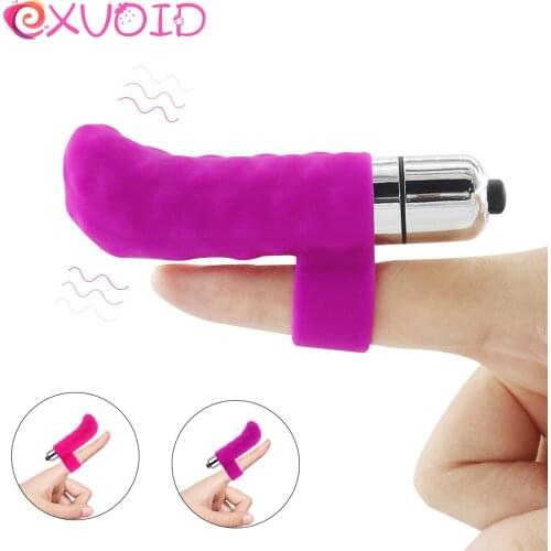 EXVOID G Spot Massager Jumping Egg Bullet Vibrators Nipple Clitoris Stimulator Finger Vibrator Sex Toys for Women Dildo Silicone