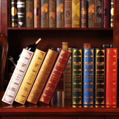 Retro Decoration Simulation Books Fake Book Decoration Book Living Room Creative Props Bookcase Ornaments Furnishing Accessories