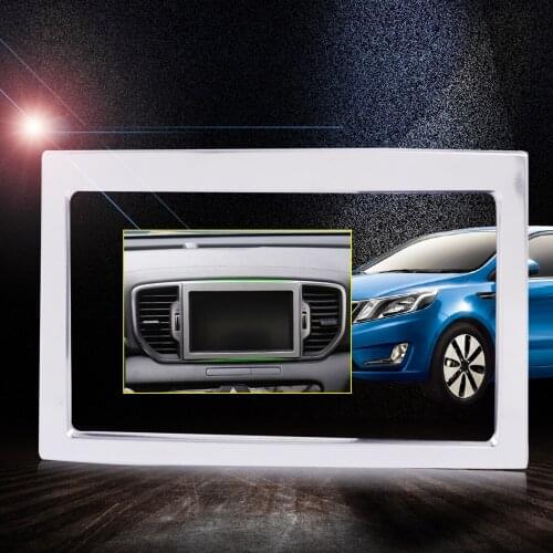 Beler Console Center Panel Chrome Cover Trim Frame Bezel Molding Dashboard Navi Navigation Screen Control For Kia Sportage 2017