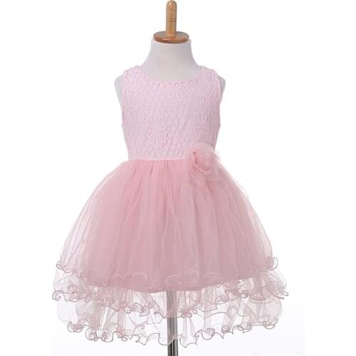 Citgeett Lace Flower Girl Dress Kid Party Bridesmaid Tutu Dresses Ball Gown Formal Dress