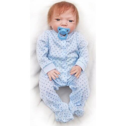 50cm Soft silicone reborn baby boy doll bebe alive 20" fake baby reborn babies for children gift doll toys bebes reborn bonecas