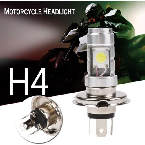 New Style Super Bight H4 1200LM White Headlight Canbus Motorcycle Low Consumption LED Hi-Lo Beam Light Lamp Bulb 6500K#292786