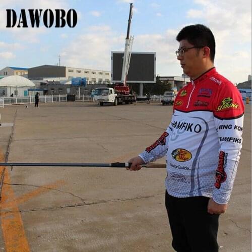 Mens Long sleeves Fishing Clothes Sunscreen Anti UV Breathable Quick drying Professional red Fishing Shirt Plus Size M-3XL