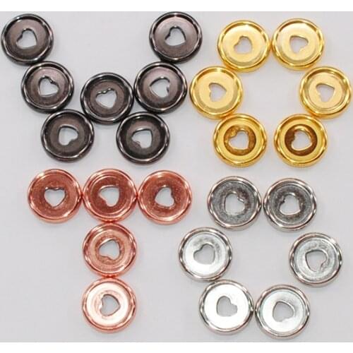 24mm Mushroom Discs Binder Notebook Binder Ring Heart Shaped Binding Discs Binding Ring DIY Planner Accessories School Supplies