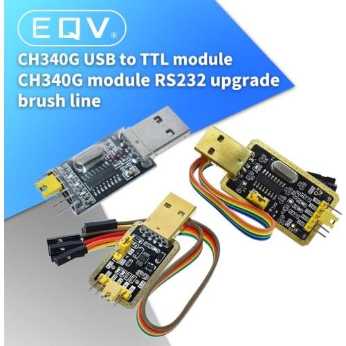 CH340 module USB to TTL CH340G upgrade download a small wire brush plate STC microcontroller board USB to serial instead PL2303