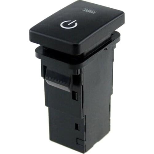 Small Size Fog Light Push Switch Push 4 Wire Button Starting Pattern Wiring Switch for Toyota Camry 4Runner Waterproof