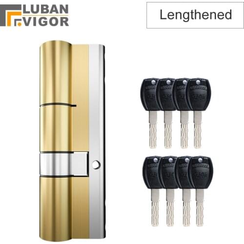 C grade,Lengthened size anti-theft copper lock cylinder,Universal,Anti-Pry Lock Anti-technology cracking,Security door Lock core